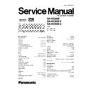 Panasonic SA-HE200E, SA-HE200EB, SA-HE200EG Service Manual