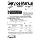 Panasonic SA-HT210PP Service Manual Simplified