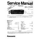 Panasonic SA-HT220PP Service Manual Simplified