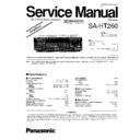 Panasonic SA-HT260PP Service Manual Simplified