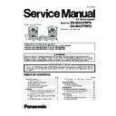 Panasonic SA-MAX370PU, SA-MAX770PU, SC-MAX370, SC-MAX770 Service Manual