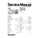 Panasonic SA-PM17E, SA-PM17EB, SA-PM17EG Service Manual