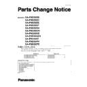 Panasonic SA-PM250EB, SA-PM250EC, SA-PM250EE, SA-PM250EF, SA-PM250EG, SA-PM250GN, SA-PM250GS, SA-PM250GSX, SA-PM250GT, SA-PM250PH, SA-PM250PR Service Manual Parts change notice