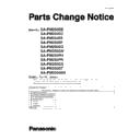 Panasonic SA-PM250EB, SA-PM250EC, SA-PM250EE, SA-PM250EF, SA-PM250EG, SA-PM250GN, SA-PM250PH, SA-PM250PR, SA-PM250GS, SA-PM250GT, SA-PM250GSX (serv.man2) Service Manual Parts change notice