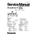Panasonic SA-PT350E, SA-PT350EB, SA-PT350EG Service Manual