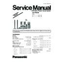 Panasonic SA-PT465EE, SC-PT465EE, SC-PT465EE Service Manual Simplified