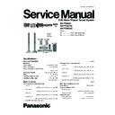 Panasonic SA-PT560E, SA-PT560EB, SA-PT560EG Service Manual