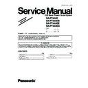 Panasonic SA-PT850E, SA-PT850EB, SA-PT850EE, SA-PT850EG Service Manual Supplement