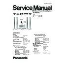 Panasonic SA-PT850EE Service Manual