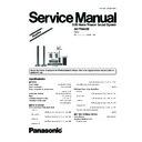 Panasonic SA-PT860EE, SC-PT860EE Service Manual Simplified