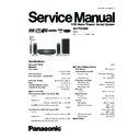 sa-ptx50ee, sc-ptx50ee service manual