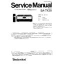 Panasonic SA-TX30EEBEG Service Manual