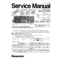 sa-vc550gk service manual simplified