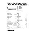 Panasonic SA-XR25E, SA-XR25EB, SA-XR25EG (serv.man2) Service Manual