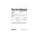 Panasonic SB-AK340GC Service Manual Supplement