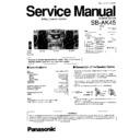 sb-ak45gc service manual