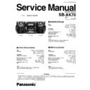 sb-ak70 service manual