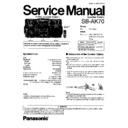 Panasonic SB-AK70GC Service Manual