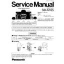 sb-ak95gc service manual changes
