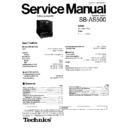 Panasonic SB-AS500P Service Manual