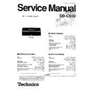 Panasonic SB-C500PP, SB-C500GC Service Manual