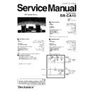 Panasonic SB-CA10 Service Manual