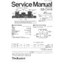 Panasonic SB-CA10GC Service Manual
