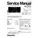 Panasonic SB-CH34GC Service Manual