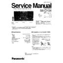 Panasonic SB-CH34P Service Manual