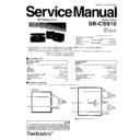 Panasonic SB-CSS10 Service Manual