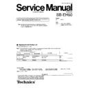 sb-eh50gc service manual