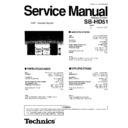 sb-hd51 service manual