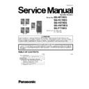 Panasonic SB-HF70EG, SB-HC70EG, SB-HS70EG, SB-HW70EG, SB-PT70EG Service Manual
