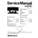 Panasonic SB-PC60 Service Manual