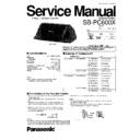 Panasonic SB-PC600XGK Service Manual