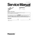 Panasonic SB-PF6GC9 Service Manual Supplement