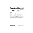Panasonic SB-PS760GC, SB-PT760GC Service Manual
