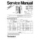 sb-t100gc, sb-t200gc service manual simplified