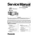 Panasonic SC-HC55EG Service Manual