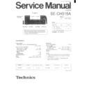Panasonic SE-CH515A Service Manual