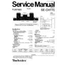 Panasonic SE-CH770EEBEGGCGN Service Manual