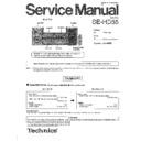 Panasonic SE-HD55PP Service Manual