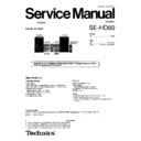 Panasonic SE-HD60EEG Service Manual