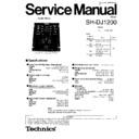 sh-dj1200 service manual
