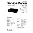 sh-e65 service manual