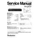Panasonic SH-GE50GC, SH-GE50GN Service Manual