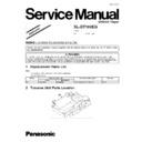 Panasonic SL-DT100EG (serv.man2) Service Manual Supplement