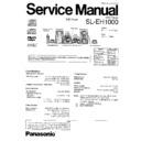Panasonic SL-EH1000GK Service Manual