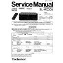 Panasonic SL-MC300P Service Manual Changes