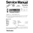 Panasonic SL-MC6P, SL-MC6PC Service Manual